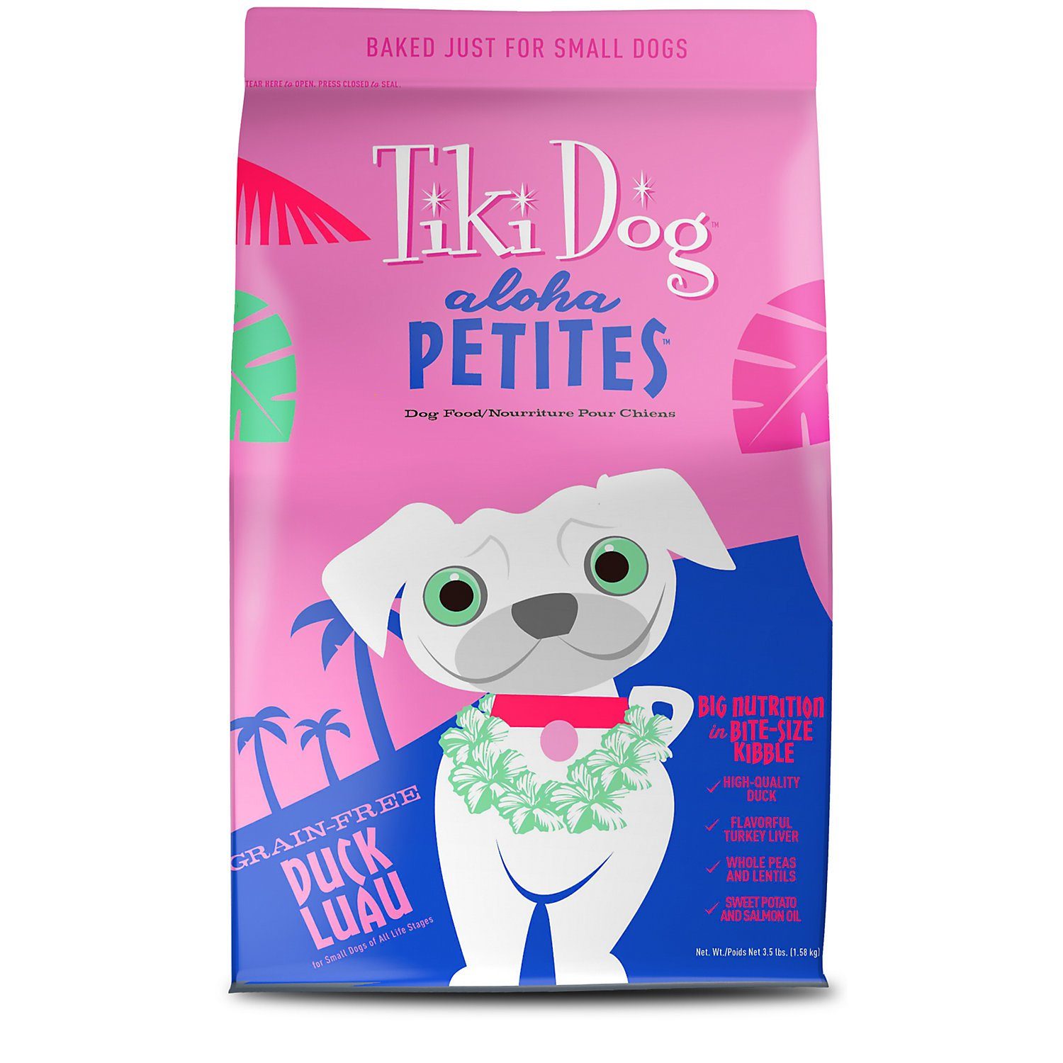 Tiki Dog Aloha Petites Duck Lua Dry Dog Food - 3.5 lb Bag