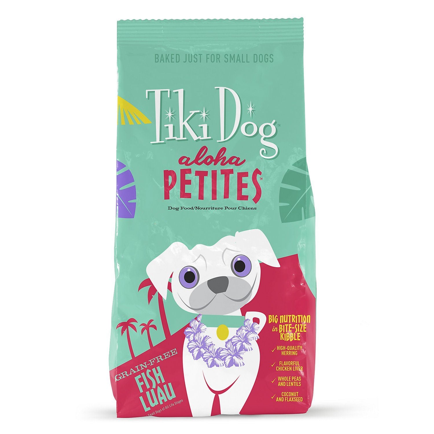 Tiki Dog Aloha Petites Fish Lua Dry Dog Food - 10 lb Bag