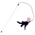 Touchcat Fox-Tail Designer Wand Cat Teaser Orange and Black