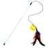 Touchcat Fox-Tail Designer Wand Cat Teaser Red and Yellow