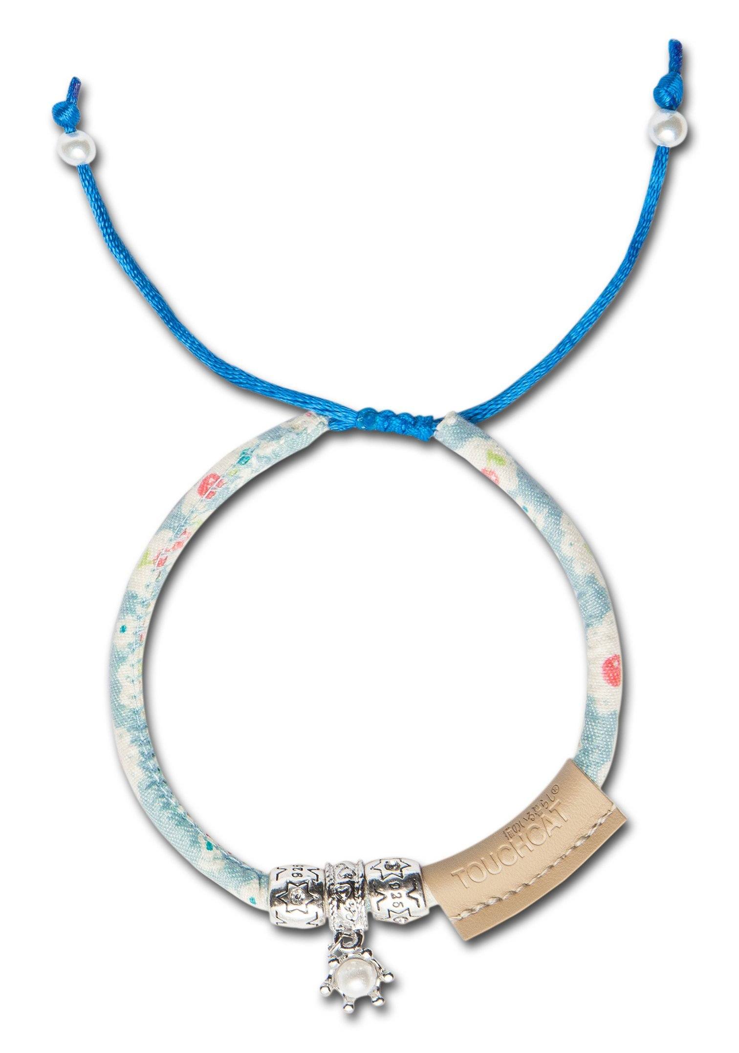 Touchcat Lucky Charms Designer Cable Necklace Cat Collar Blue