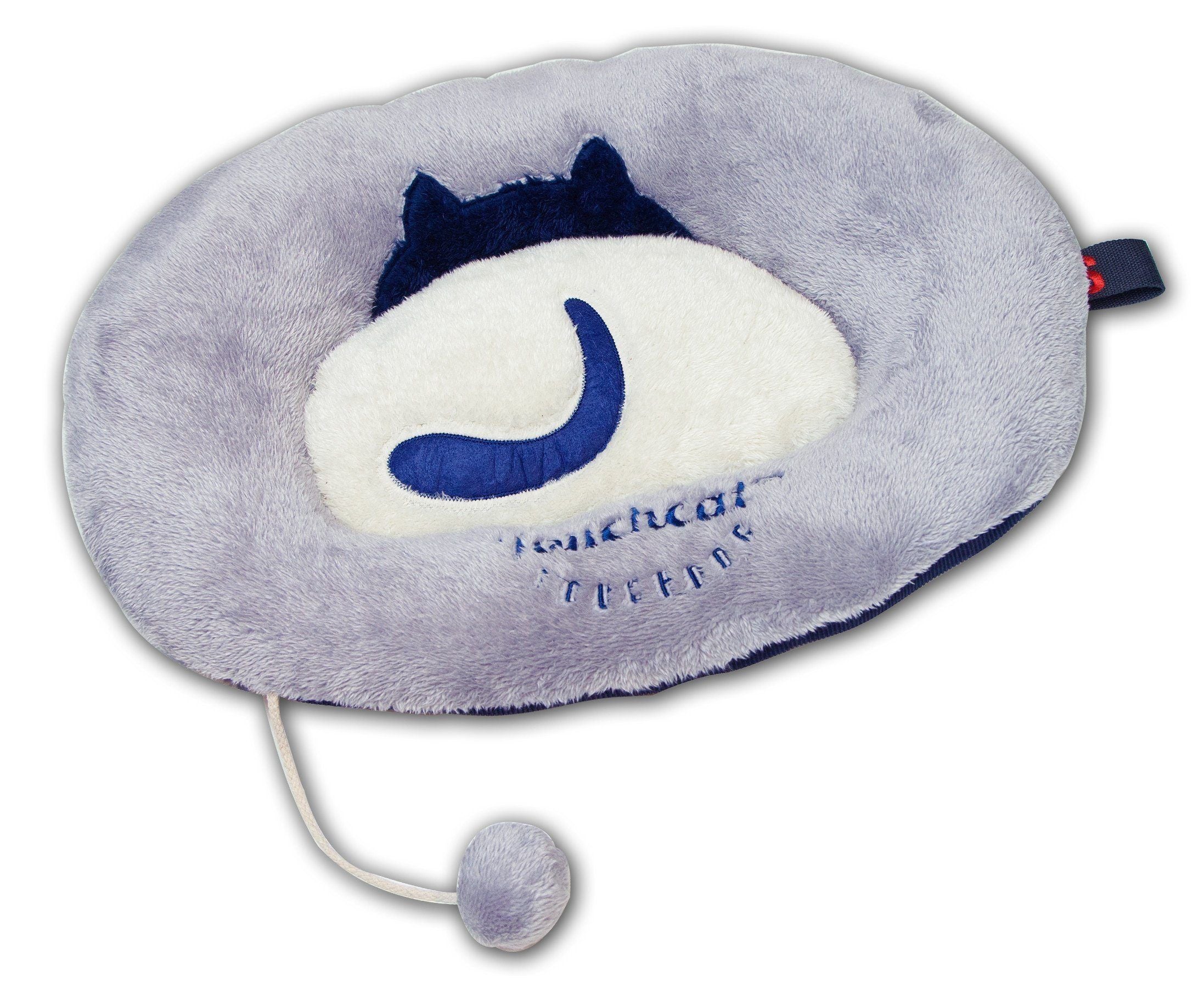 Touchcat ® 'Exquisite-Plush' Premium Kitty Fashion Designer Pet Cat Bed Lounger Mat Lounge Light Grey
