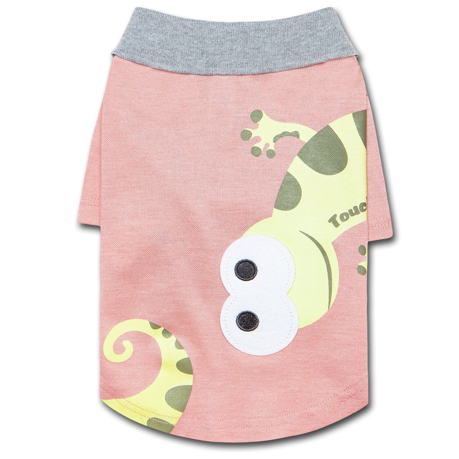 Touchdog 'Arubark' Caribbean Style Dog Polo T-Shirt X-Small Peach