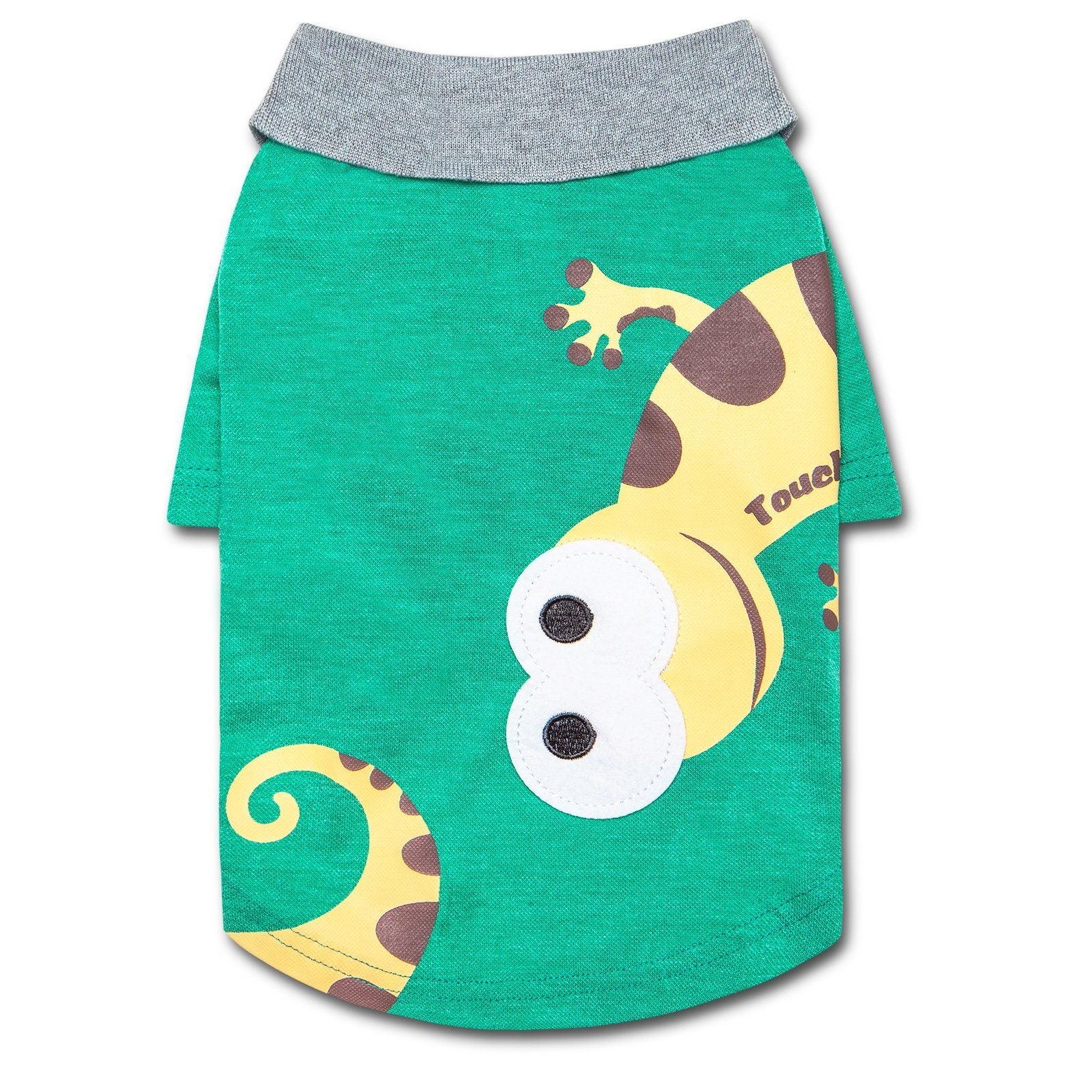 Touchdog 'Arubark' Caribbean Style Dog Polo T-Shirt X-Small Green