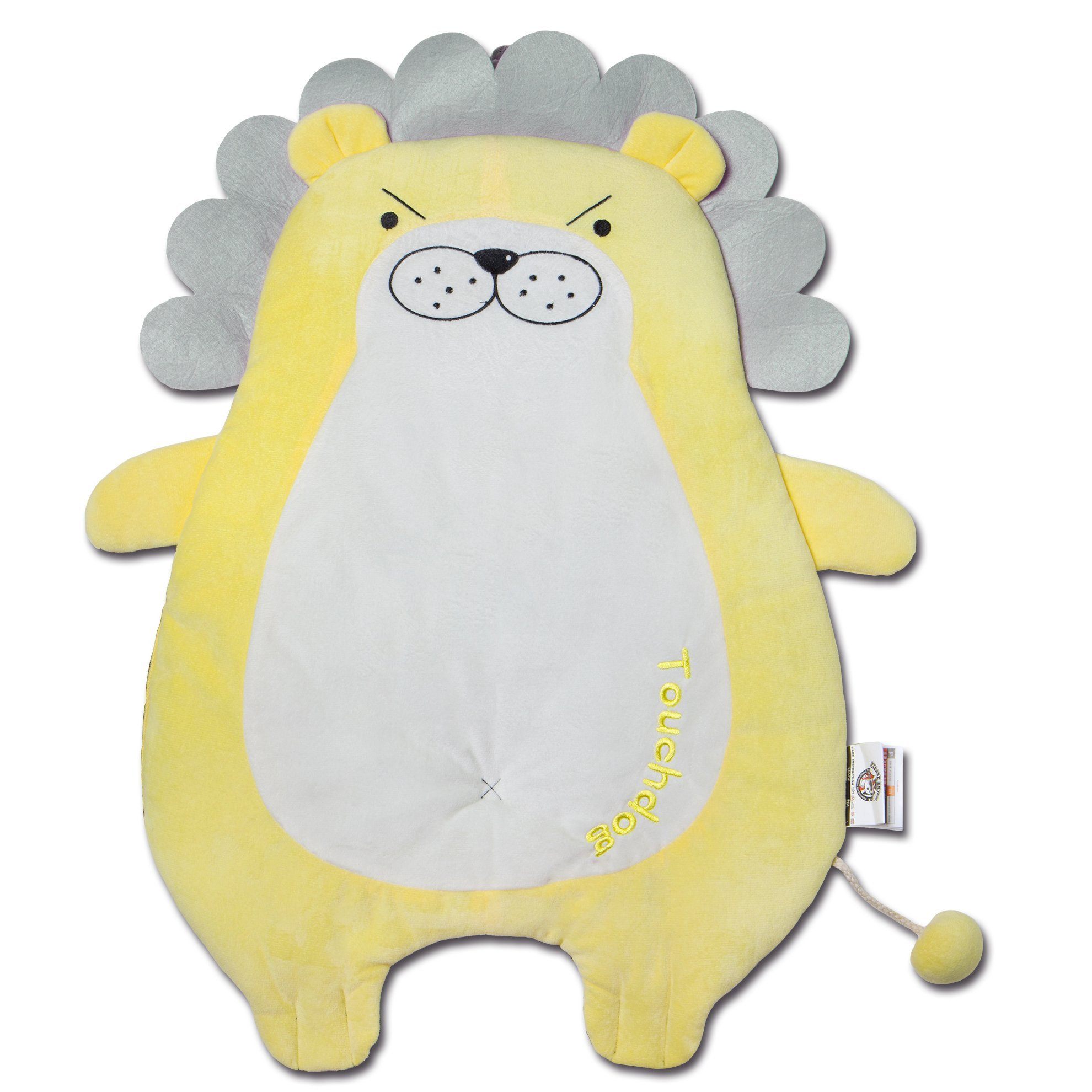 Touchdog 'Critter Hugz' Designer Character Animated Dog Mats Yellow