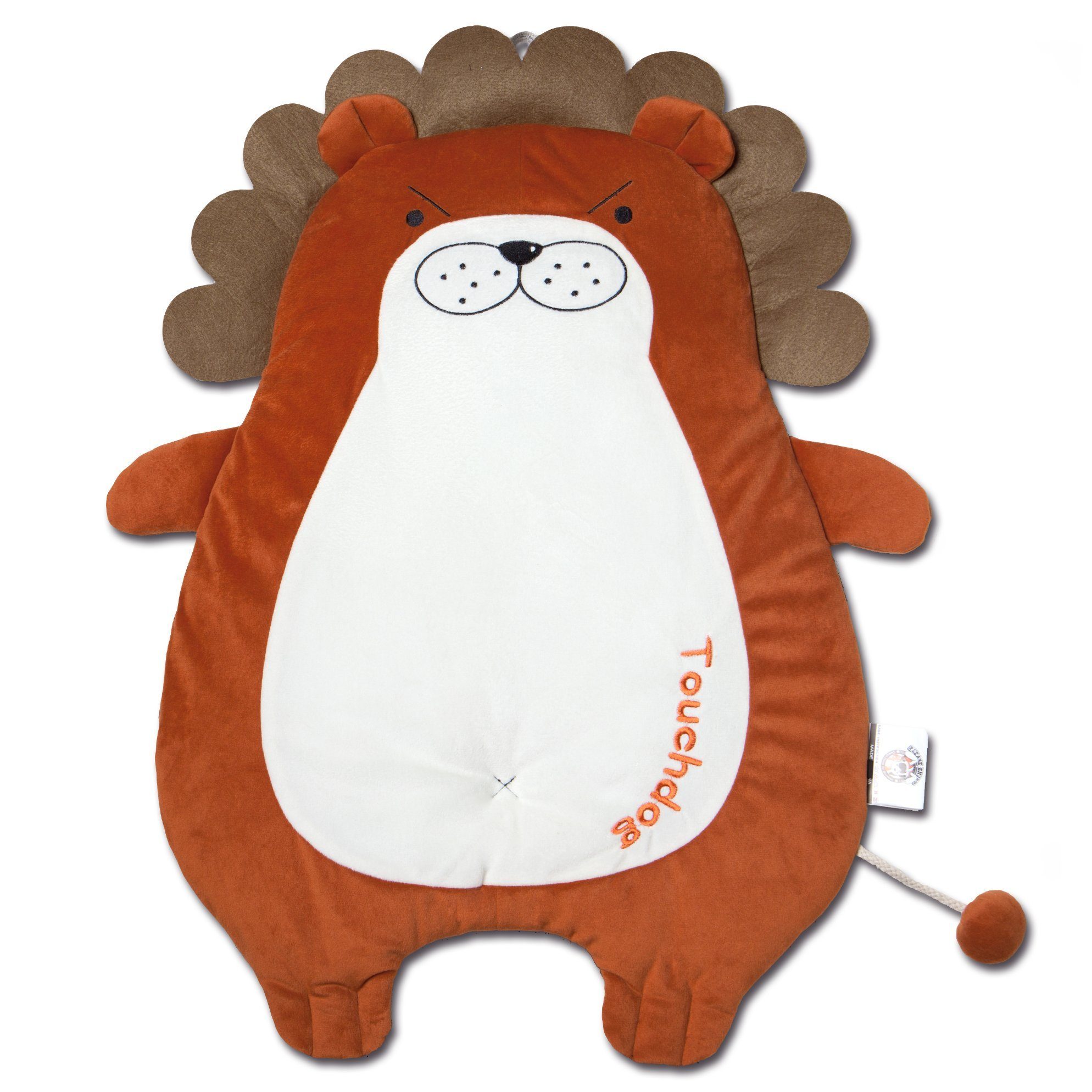 Touchdog 'Critter Hugz' Designer Character Animated Dog Mats Orange / White