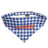 Touchdog Designer Hook-and-Loop Pet Bandana - Blue Small