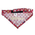 Touchdog Designer Hook-and-Loop Pet Bandana - Red