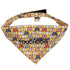 Touchdog Designer Hook-and-Loop Pet Bandana - Yellow Small
