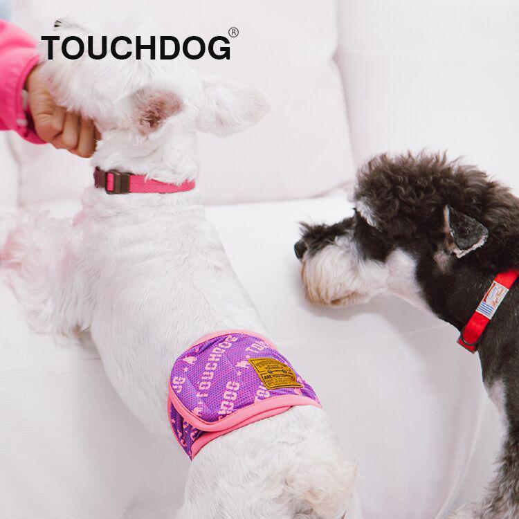 Touchdog Gauze-Aid Protective Dog Bandage and Calming Compression Sleeve  