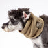 Touchdog Heavy Knitted Designer Fashion Winter Dog Scarf Khaki