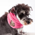 Touchdog Heavy Knitted Designer Fashion Winter Dog Scarf Pink