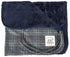 Touchdog ® 2-In-1 Windowpane Plaid Matching Dog Jacket and Reversible Dog Mat