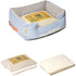 Touchdog ® Original Denim Reversible Designer Rectangular Dog Bed