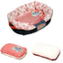 Touchdog ® 'Floral-Galoral' Ultra-Plush Rectangular Rounded Designer Dog Bed