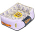 Touchdog ® 'Floral-Galoral' Designer Rectangular Dog Bed Medium Lavender Purple, Blue, Beige