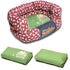 Touchdog ® 'Lazy-Bones' Rabbit-Spotted Designer Couch Dog Bed