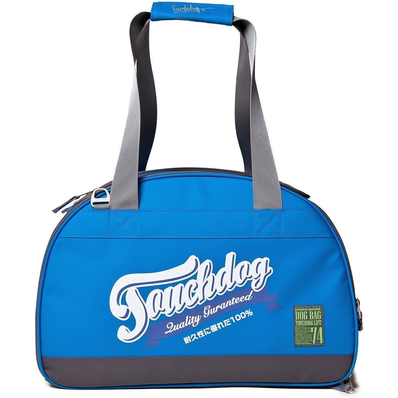 Touchdog ® Original Wick-Guard Water Resistant Airline Approved Travel Dog Carrier Saffire Blue