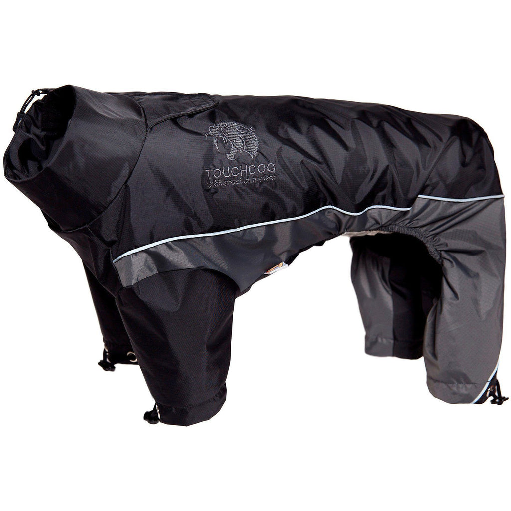 Touchdog ® Quantum-Ice Adjustable and Reflective Full-Body Winter Dog Jacket X-Small Bl...