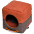 Touchdog ® 'Vintage Squared' 2-in-1 Convertible and Collapsible Dog and Cat Bed