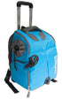 Touchdog ® 'Wuffle Duffle' 2-in-1 Wheeled Backpack Sporty Pet Carrier Blue
