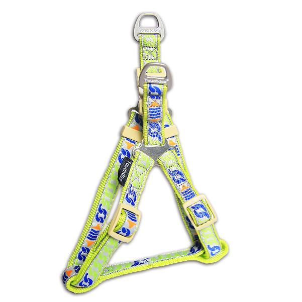 Touchdog Tough Stitched Durable Embroidered Leash and Harness - Yellow Large