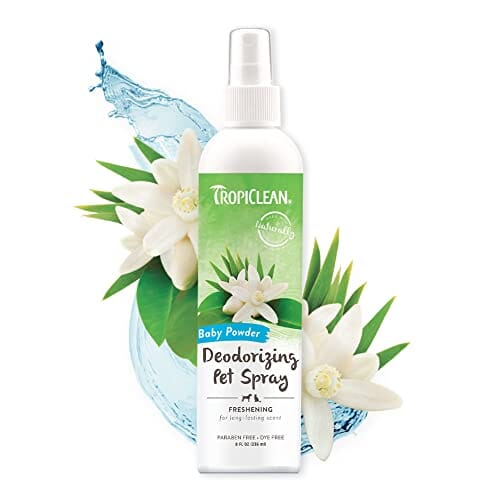 Tropiclean Baby Powder Deodorizing Pet Spray - 8 Oz