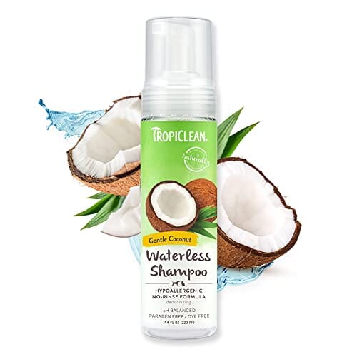 Tropiclean Waterless Hypoallergenic Cat and Dog Shampoo - 7.4 Oz