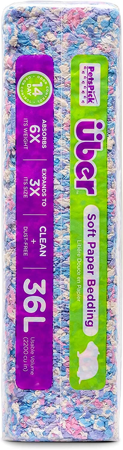 Uber Soft Paper Pet Bedding - Confetti - 36 L