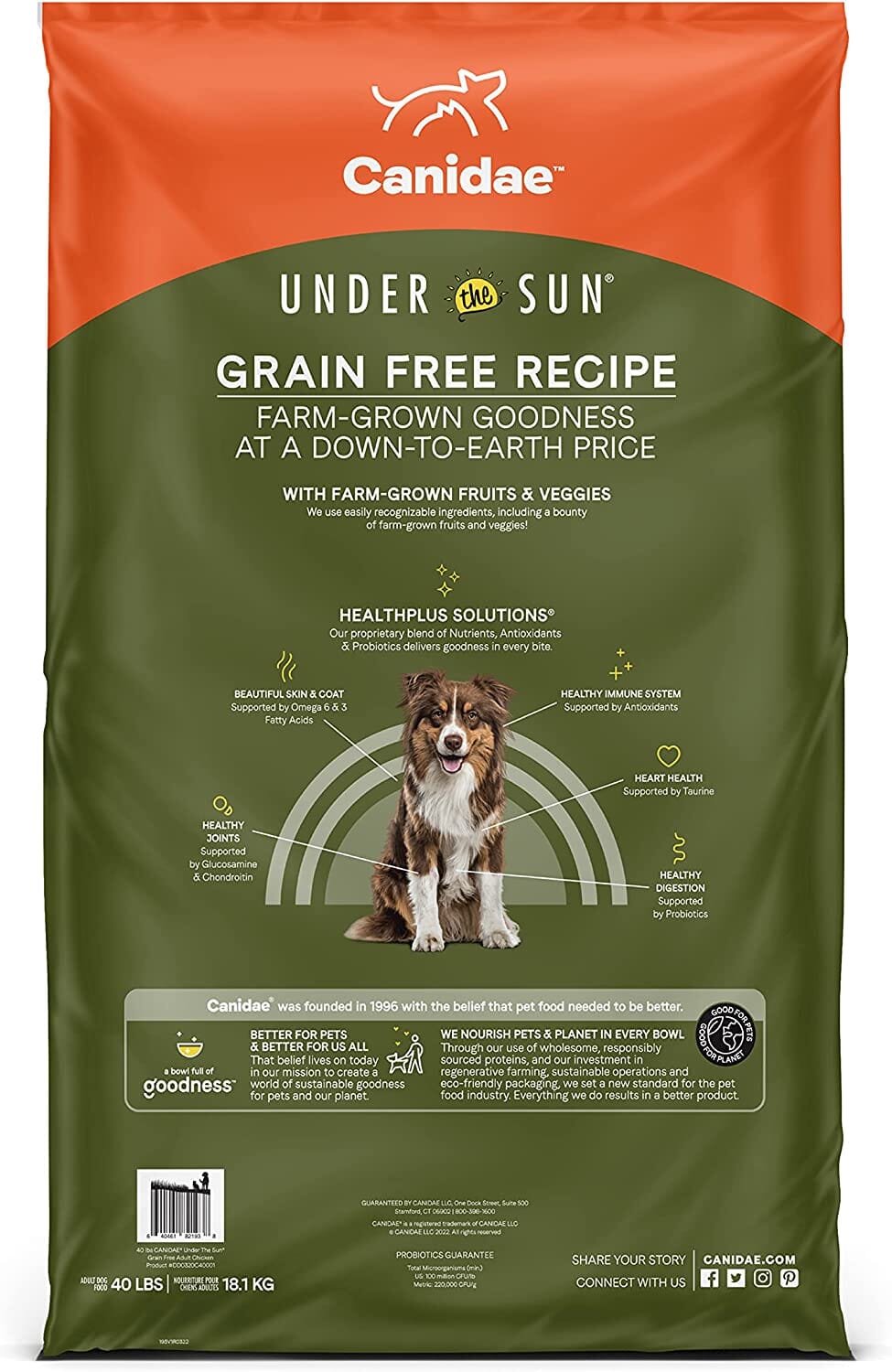 Under The Sun Grain-Free Dry Dog Food - Chicken - 40 Lbs