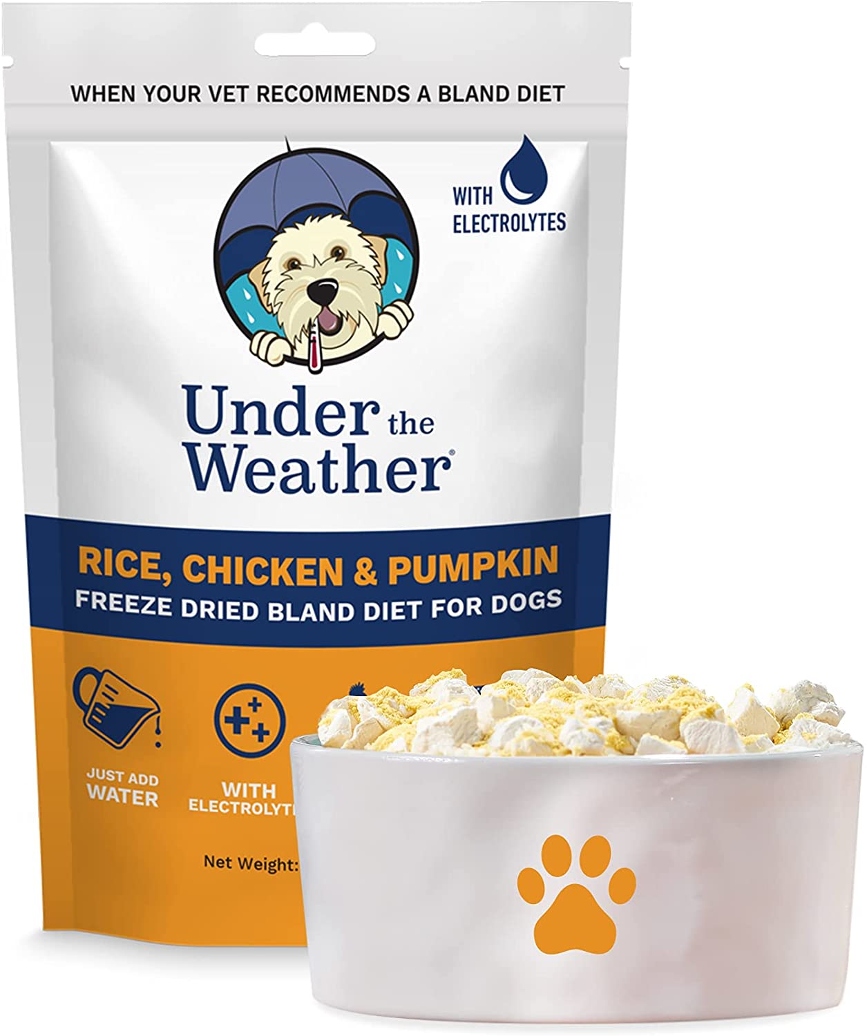 Under the Weather Chicken & Rice with Pumpkin Freeze-Dried Dog Food - 6 oz