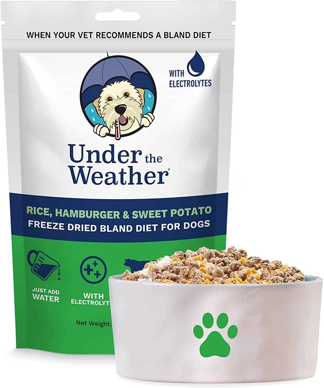 Under the Weather Hamburger, Rice & Sweet Potato Freeze-Dried Dog Food - 6 oz