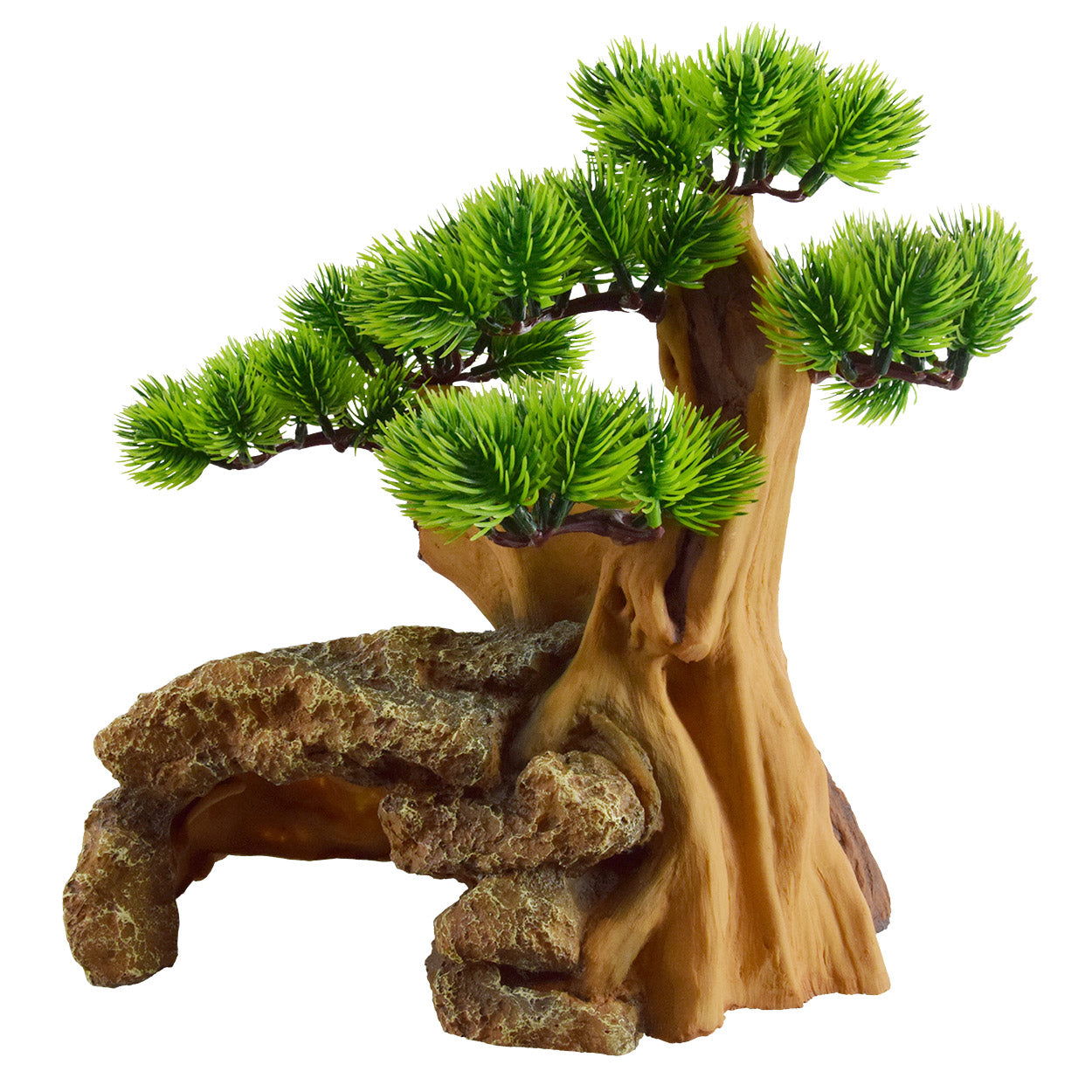 underwater bonsai tree Underwater Treasures Bonsai Tree with Cave