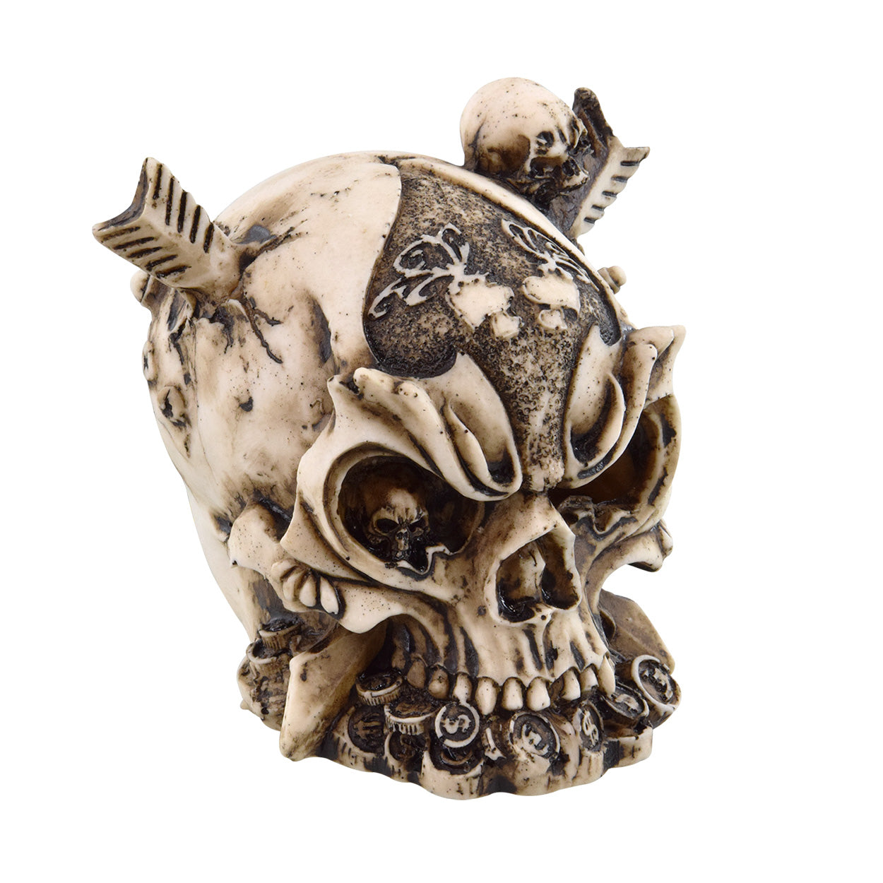 Underwater Treasures Warrior Skull