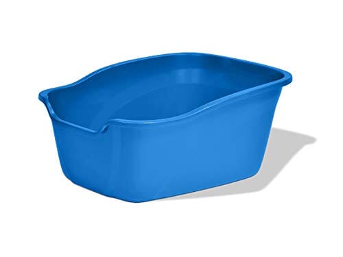 Van Ness High-Sides Cat Litter Pan - Blue - 17.5 X 15 X 8.5 In