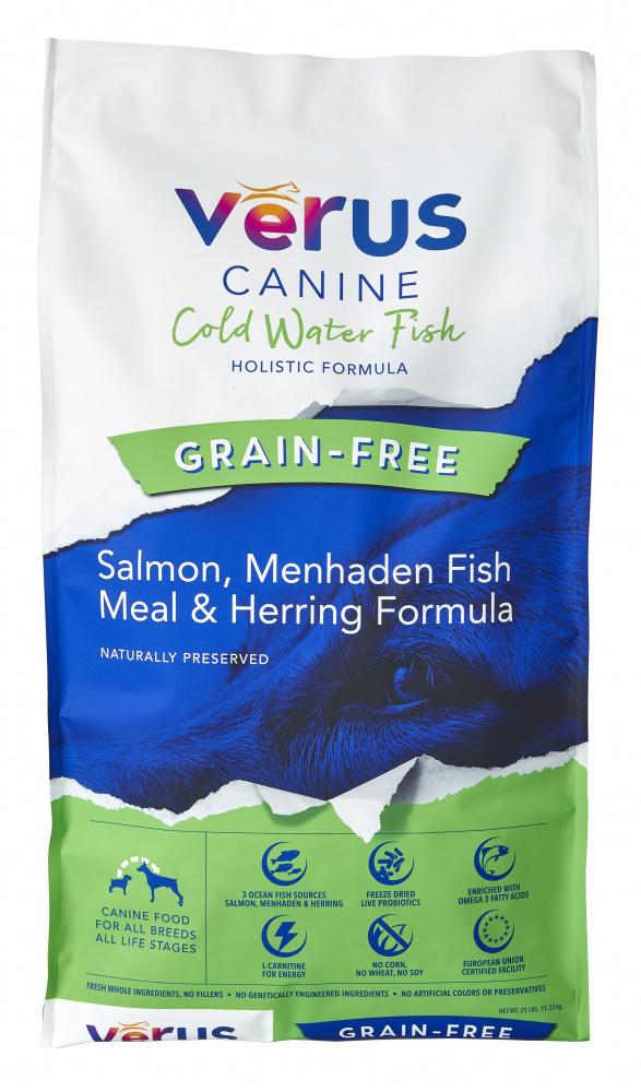 Verus Grain-Free Fresh Meat Formula Cold Water Fish Dry Dog Food - 25 lb Bag