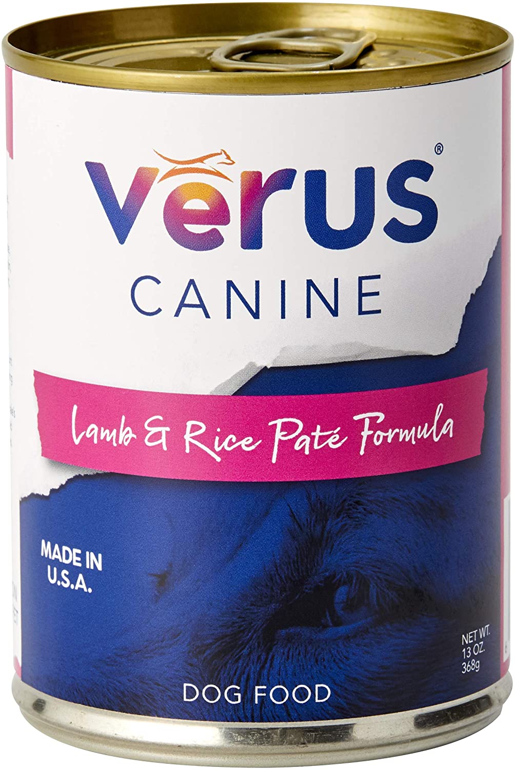 Verus Lamb & Rice Canned Dog Food - 13 oz Cans - Case of 12