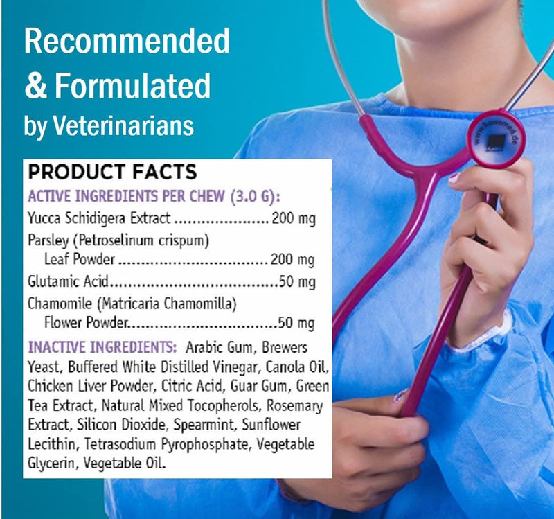 Vet Worthy Stop Stool Ingestion Soft Chew Cat and Dog Supplement 30