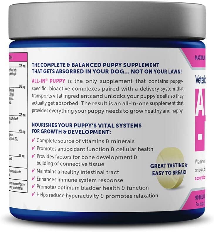 Vetericyn All In Puppy Supplements - 90 Count