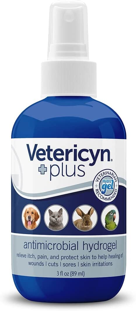 Vetericyn Plus Antimicrobial Hydrogel Dog Wound Care - 3 Oz