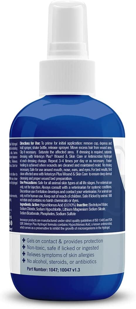 Vetericyn Plus Antimicrobial Hydrogel Dog Wound Care - 3 Oz