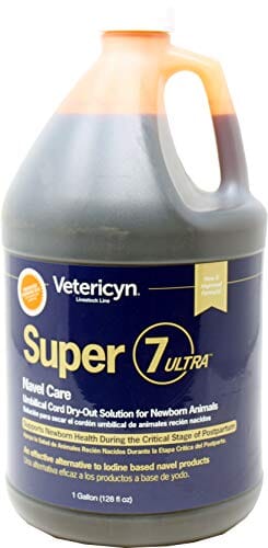 Vetericyn Super 7 Ultra Navel Care Veterinary Supplies Sprays/Daubers - 1 Gal