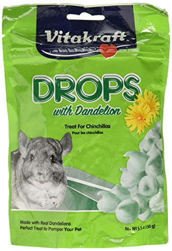 Vitakraft Drops with Dandelion for Chinchillas - 5.3 oz