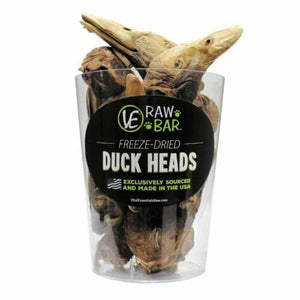 Vital Essentials Duck Heads Freeze-Dried Dog Treats - 20 Piece - 1.75 Lbs
