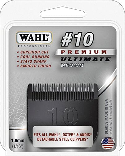 Wahl Ultimate Detachable Medium Pet Grooming Blade Set - Black - #10