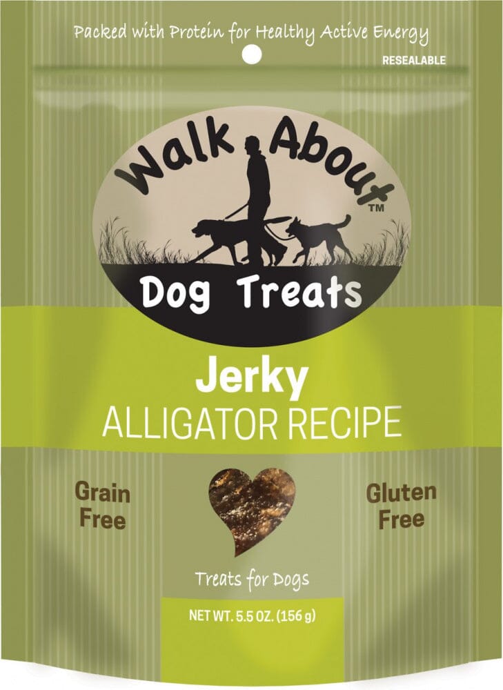 Walk About Alligator Jerky Dog Treats Pet Life