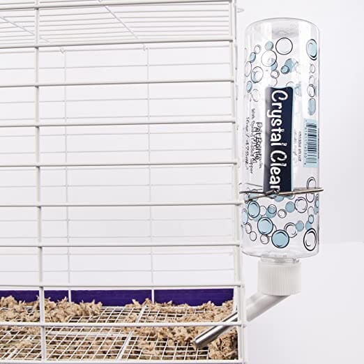 Ware Crystal Clear Plastic PET Small Animal Water Bottle - 16 Oz