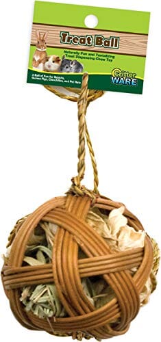 Ware Edible Treat Ball Small Animal Chewy Treats - 4 In