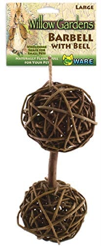 Ware Willow Garden Barbell with Bell Small Animal Chewy Treats - Large