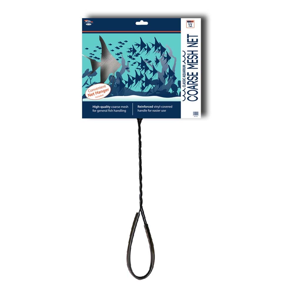 Weco Products Classic Coarse Mesh Net Standard Handle - Black - 12 in